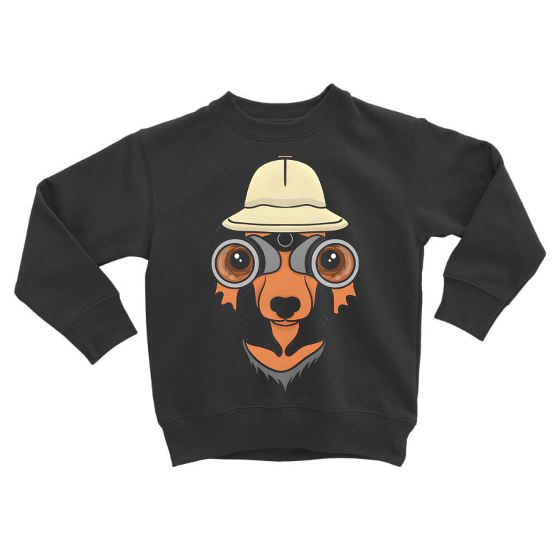 Artistshot Limited Edition Dachshund Detective Dachshund Detective Toddler Sweatshirt by lykhongduong9enev3 | Artistshot