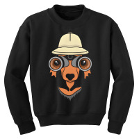 Artistshot Limited Edition Dachshund Detective Dachshund Detective Youth Sweatshirt | Artistshot