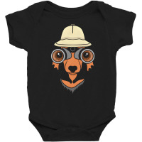 Artistshot Limited Edition Dachshund Detective Dachshund Detective Baby Bodysuit | Artistshot