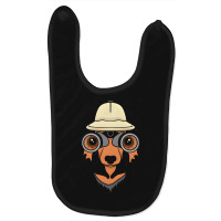 Artistshot Limited Edition Dachshund Detective Dachshund Detective Baby Bibs | Artistshot