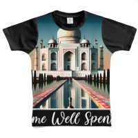 Taj Mahal Agra India Time Well Spent T Shirt Graphic Youth T-shirt | Artistshot