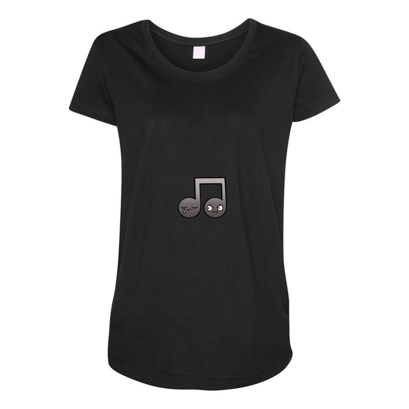 Music Notes Cartoon Maternity Scoop Neck T-shirt by HakimMohamed | Artistshot