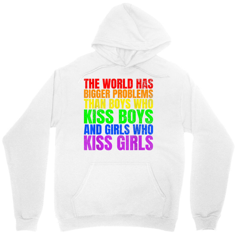 The World Has Bigger Problems Than Lgbtq+ People T Shirt Unisex Hoodie by araceliphexy | Artistshot