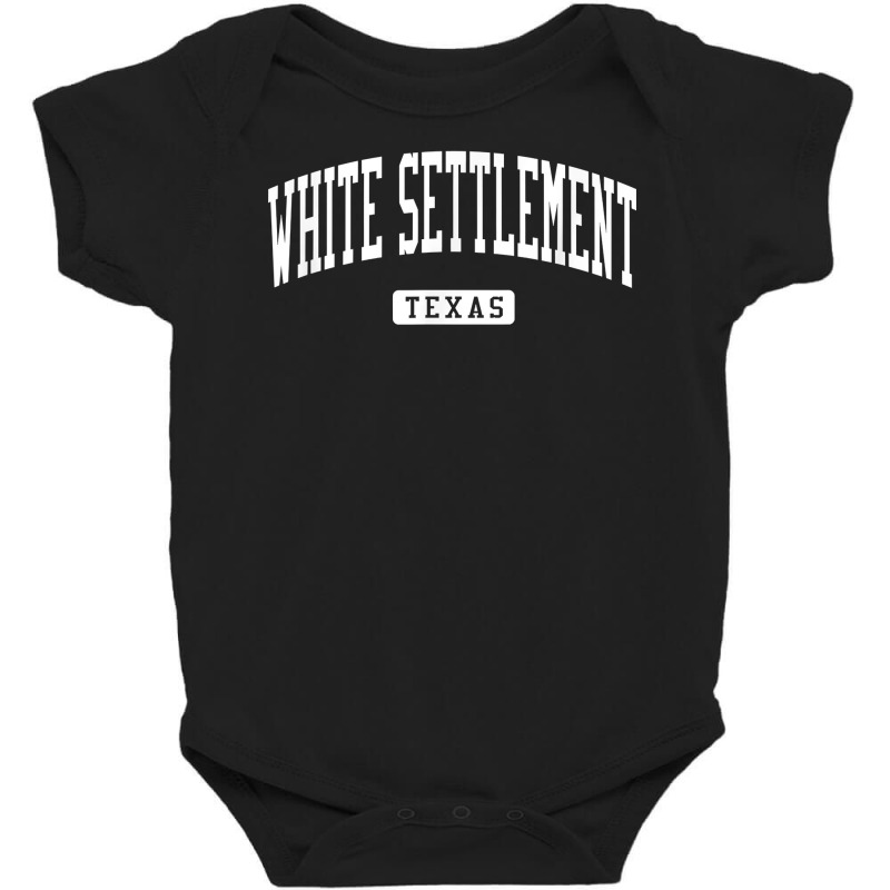 White Settlement Texas Tx Vintage Athletic Sports Design T Shirt Baby Bodysuit by pearleql2katnik | Artistshot