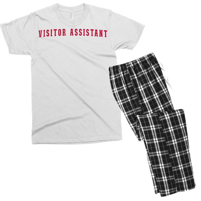 Visitor Assistant T Shirt Men's T-shirt Pajama Set | Artistshot