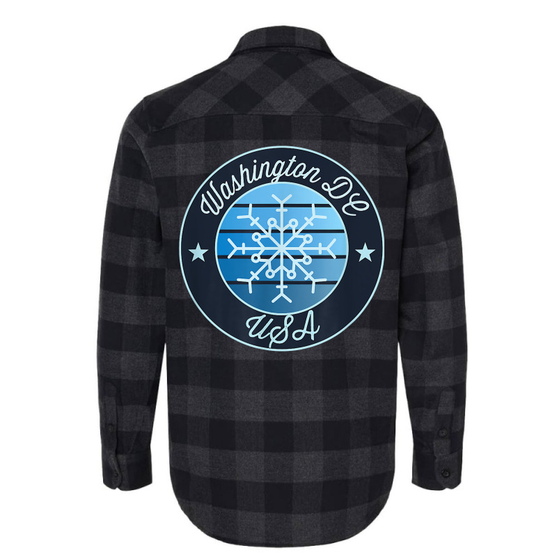 Washington Dc Souvenir Retro Graphic T Shirt Flannel Shirt | Artistshot