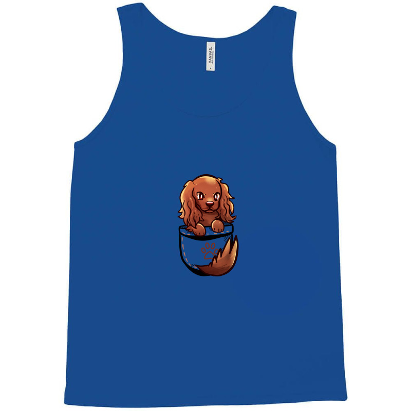 Pocket Cute Irish Setter Dog Tank Top | Artistshot