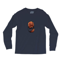 Pocket Cute Irish Setter Dog Long Sleeve Shirts | Artistshot