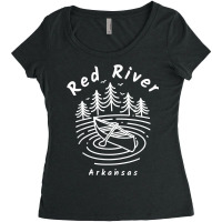 Red River Arkansas T Shirt Women's Triblend Scoop T-shirt | Artistshot