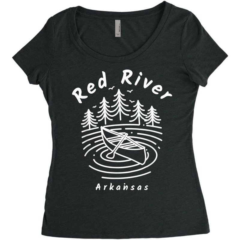 Red River Arkansas T Shirt Women's Triblend Scoop T-shirt by hoasantiaz | Artistshot