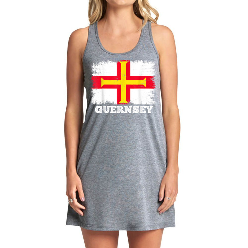 Vintage Flag Guernsey Country, Retro Flag Channel Island T Shirt Tank Dress by araceliphexy | Artistshot