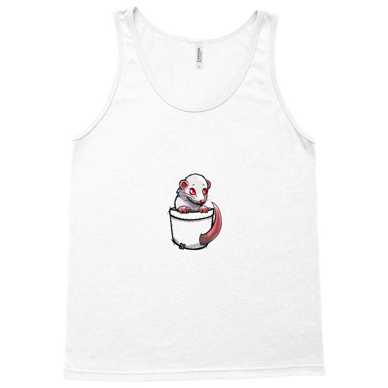 Pocket Albino White Rat Tank Top | Artistshot