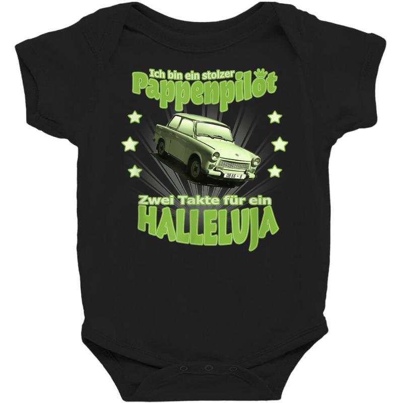 Trabi   Proud Cardboard Pilot Racing 03 Cardboard Ostalgie T Shirt Baby Bodysuit by brict6eguo | Artistshot