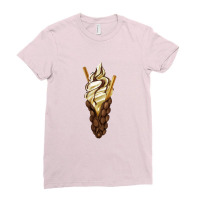 Bubble Waffle Ice Cream Ladies Fitted T-shirt | Artistshot