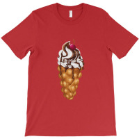 Bubble Waffle Ice Cream T-shirt | Artistshot