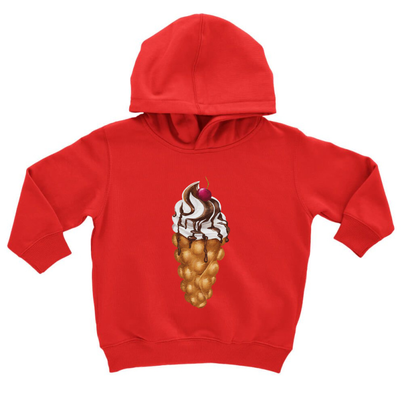 Bubble Waffle Ice Cream Toddler Hoodie by semartahu | Artistshot