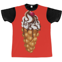 Bubble Waffle Ice Cream Graphic T-shirt | Artistshot