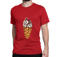 Bubble Waffle Ice Cream Classic T-shirt | Artistshot