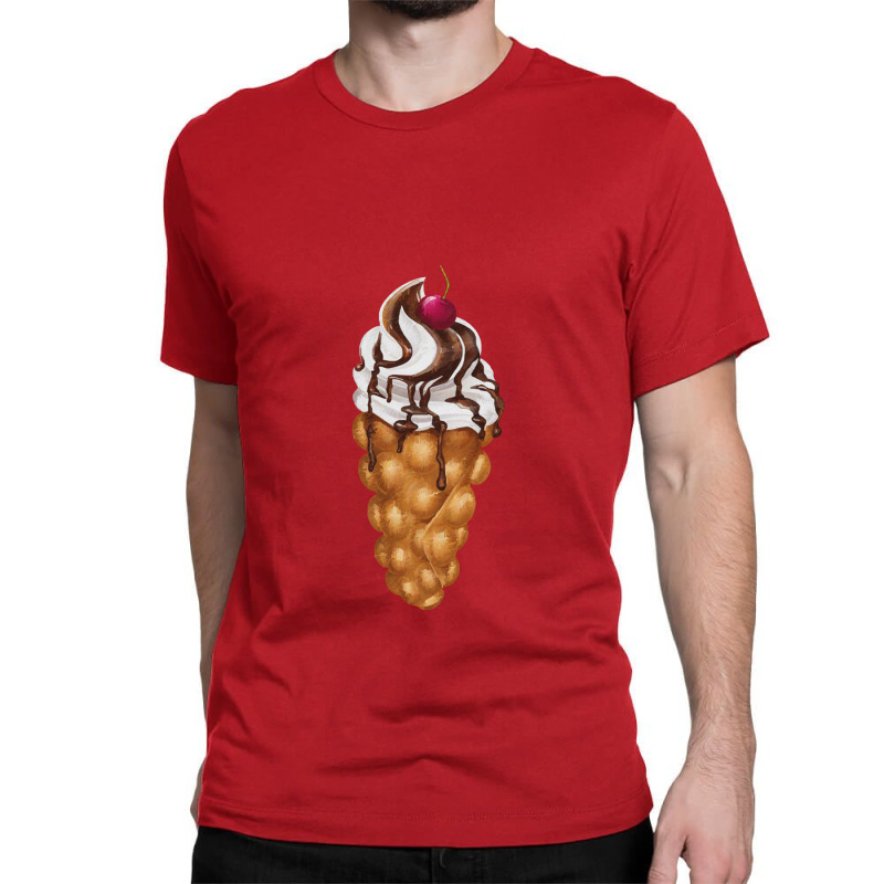 Bubble Waffle Ice Cream Classic T-shirt by semartahu | Artistshot