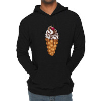 Bubble Waffle Ice Cream Lightweight Hoodie | Artistshot