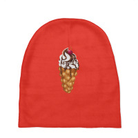 Bubble Waffle Ice Cream Baby Beanies | Artistshot