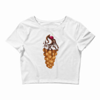 Bubble Waffle Ice Cream Crop Top | Artistshot