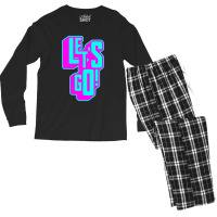 Let's Go Art  T Shirt Men's Long Sleeve Pajama Set | Artistshot