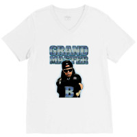 Grandmaster B V-neck Tee | Artistshot