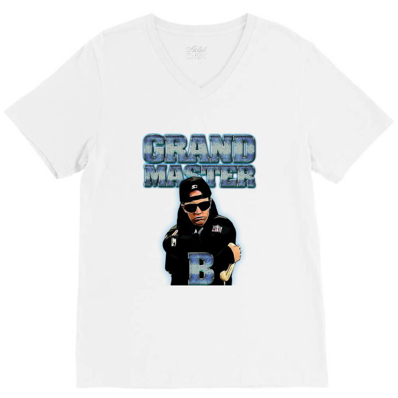 Grandmaster B V-neck Tee | Artistshot