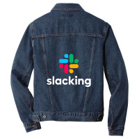 Slacking Art  T Shirt Men Denim Jacket | Artistshot