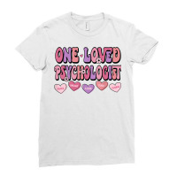 One Loved Psychologist Valentines Day School Psychology T Shirt Ladies Fitted T-shirt | Artistshot