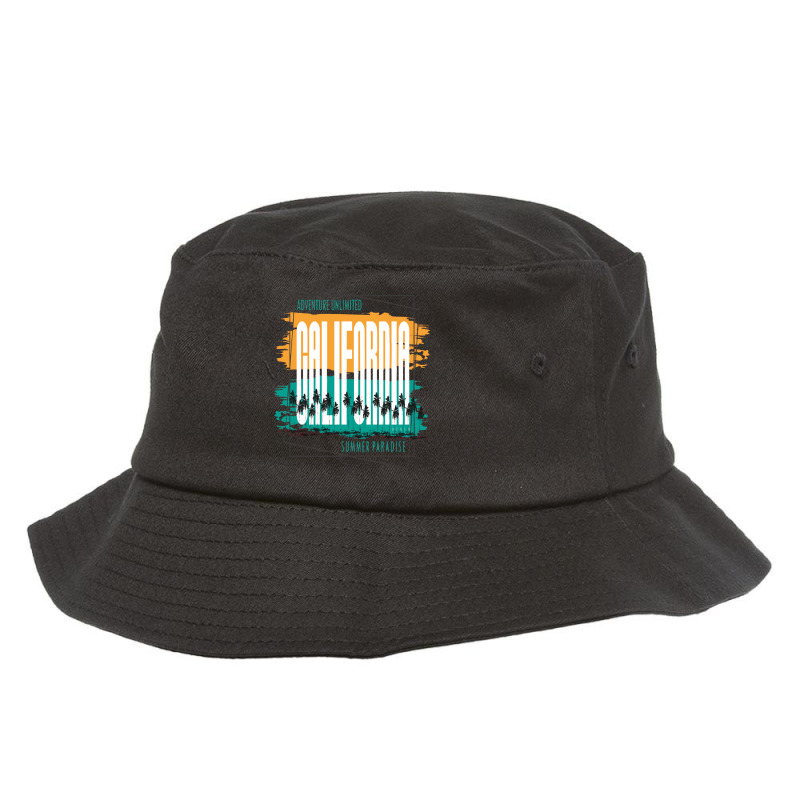 California Beach Bucket Hat by semartahu | Artistshot