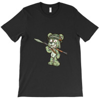 Cartoon Soldier Bear T-shirt | Artistshot