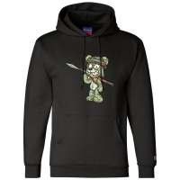 Cartoon Soldier Bear Champion Hoodie | Artistshot