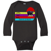 Oriental Shorthair Cat Sorry Can't Busy Long Sleeve Baby Bodysuit | Artistshot