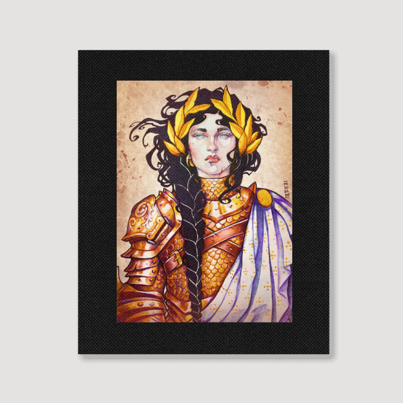 Warrior Women Paladin Art Print Portrait Canvas Print | Artistshot