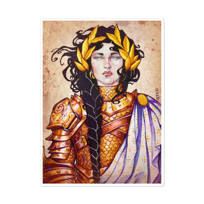 Warrior Women Paladin Art Print Sticker | Artistshot