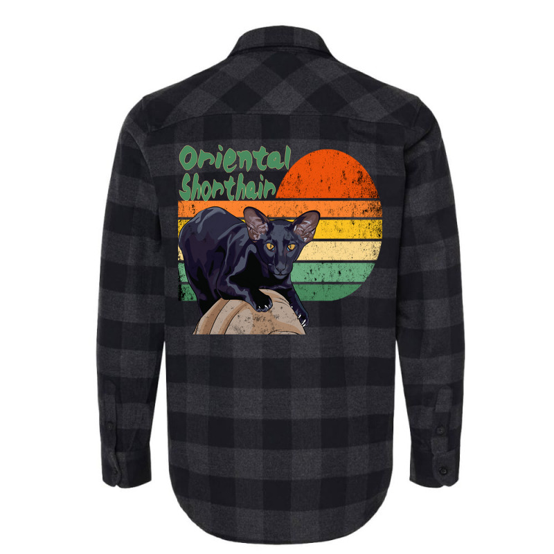 Oriental Shorthair Cat Flannel Shirt | Artistshot