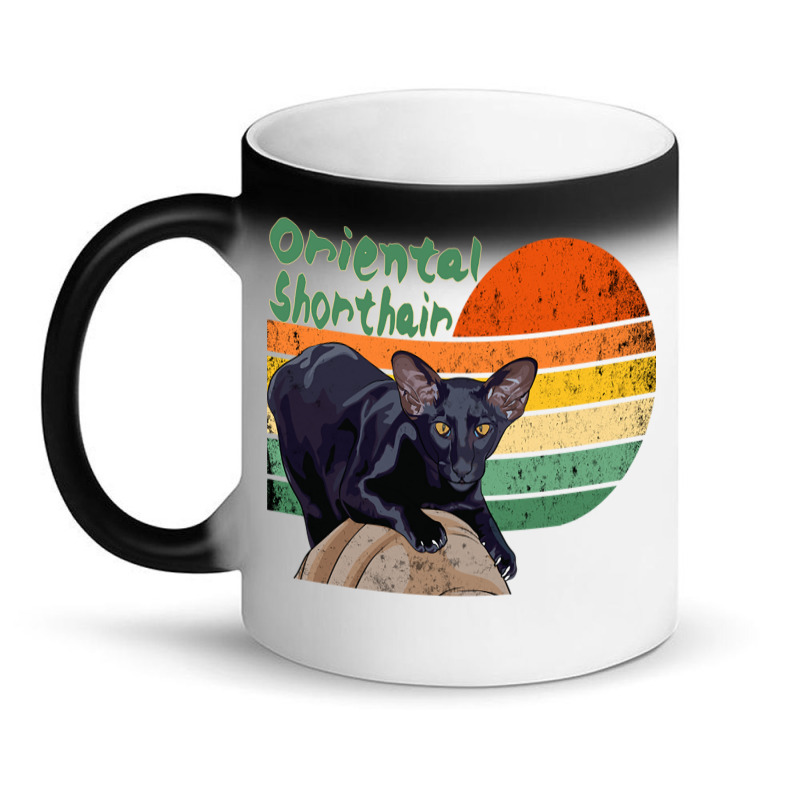 Oriental Shorthair Cat Magic Mug | Artistshot