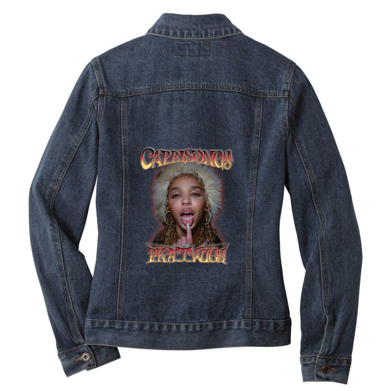 Fka Twigs Caprisongs Vintage Style Ladies Denim Jacket by JosePaniagua | Artistshot