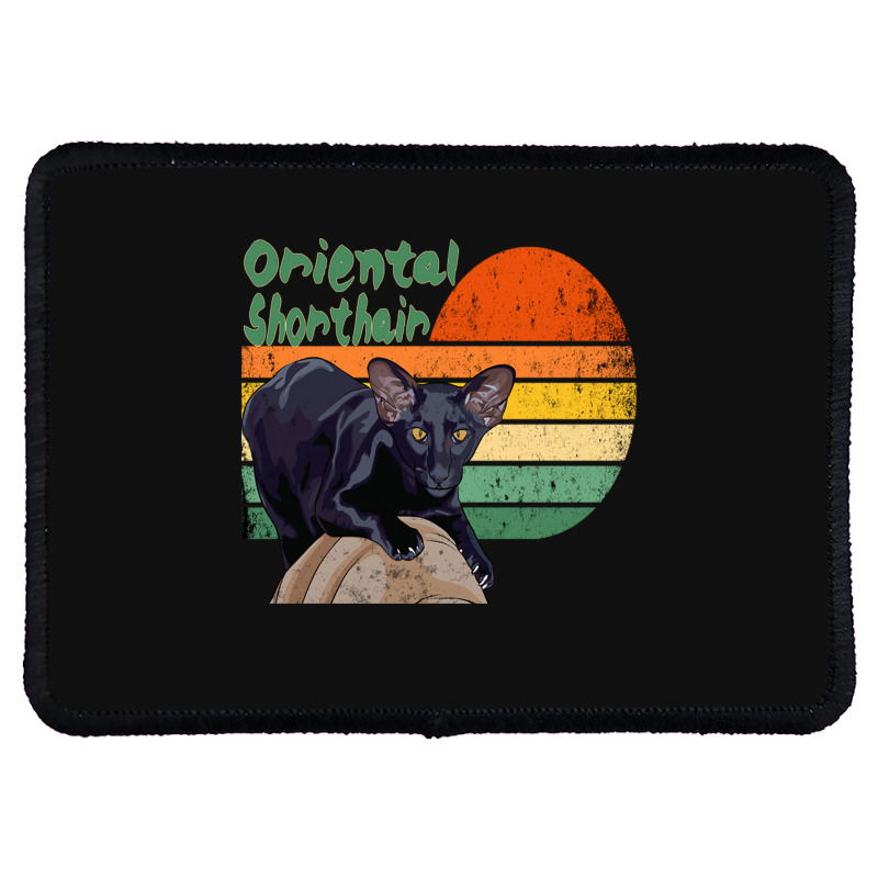 Oriental Shorthair Cat Rectangle Patch | Artistshot