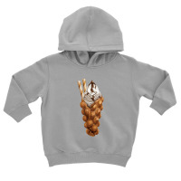 Eggette Bubble Waffle Vanilla Ice Cream,egg Bubble Waffle Van Toddler Hoodie | Artistshot