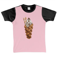 Eggette Bubble Waffle Vanilla Ice Cream,egg Bubble Waffle Van Graphic Youth T-shirt | Artistshot