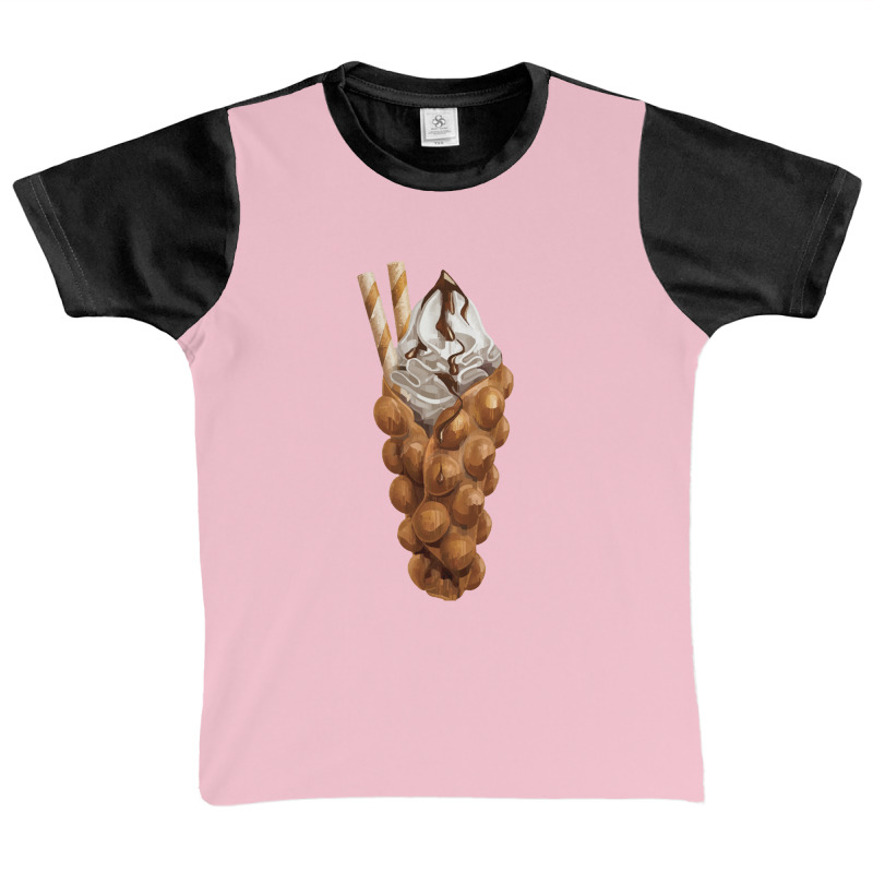 Eggette Bubble Waffle Vanilla Ice Cream,egg Bubble Waffle Van Graphic Youth T-shirt by marinah | Artistshot