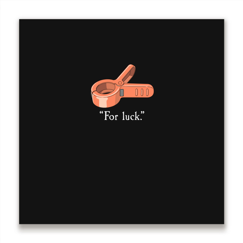 For Luck - Arrietty's Hairclip Metal Print Square | Artistshot