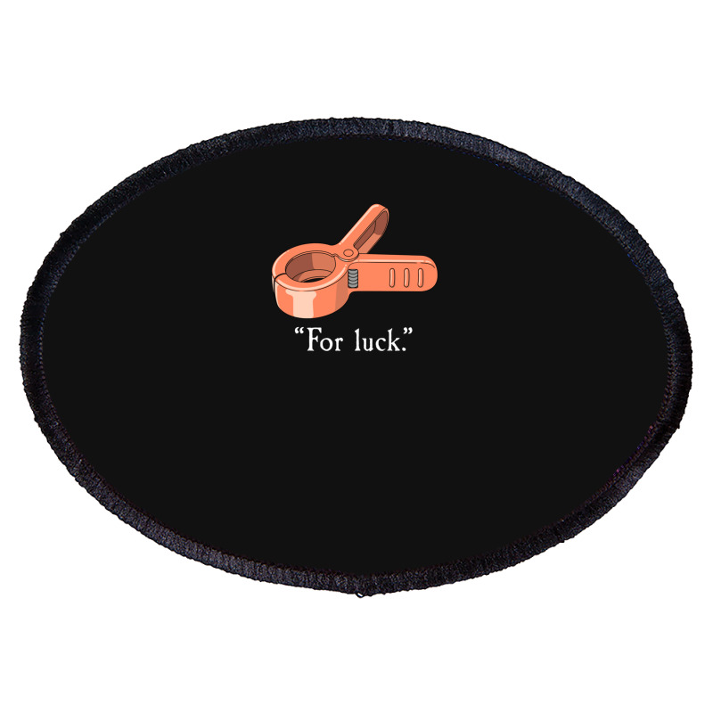 For Luck - Arrietty's Hairclip Oval Patch | Artistshot