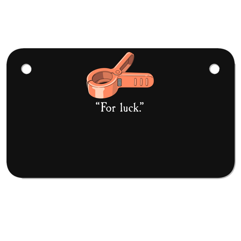 For Luck - Arrietty's Hairclip Motorcycle License Plate | Artistshot