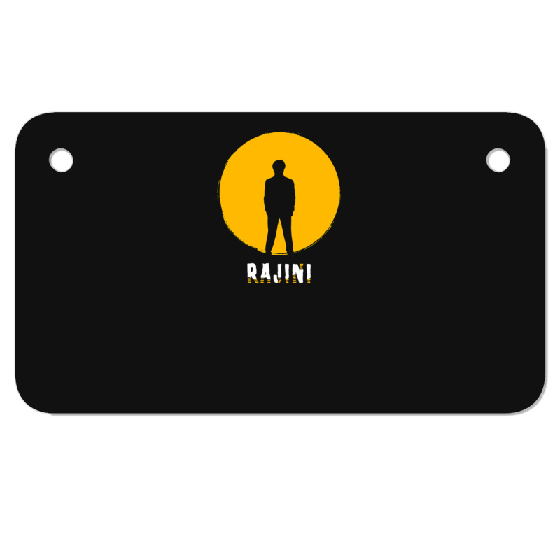 Rajinikanth   Thalaivar Motorcycle License Plate | Artistshot