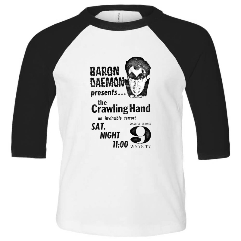 The Crawling Hand Toddler 3/4 Sleeve Tee by rayangid | Artistshot