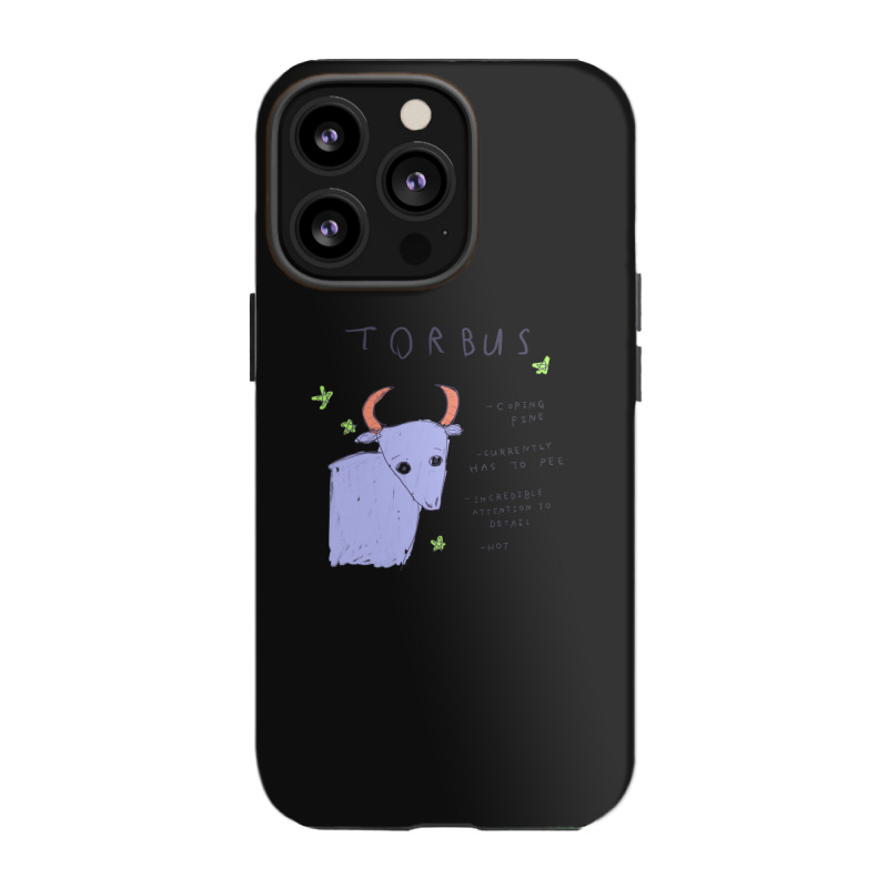 Torbus The Hot And Coping Bull - Horrorscoops Asstrology .png Iphone 13 Pro Case | Artistshot